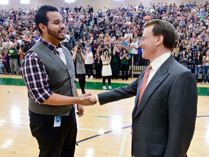 Jose Martinez and Lowell Milken