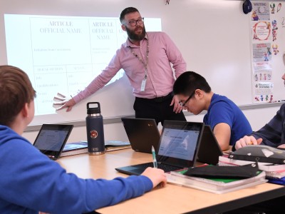 KY Ballyshannon Kevin Dailey classroom