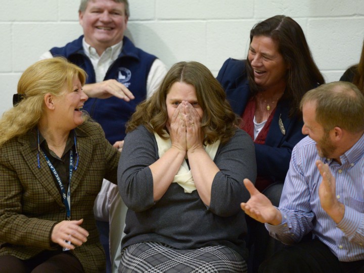 Katie Graupman hears her name