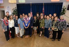 Kelly Sutcliffe with veteran Milken Educators
