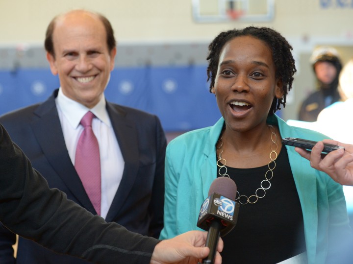 Kena Allison interviewed by press