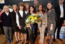 Kendra Borden with veteran Milken Educators