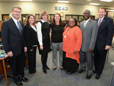 Kristi Grooms with Milken Educators and VIPs