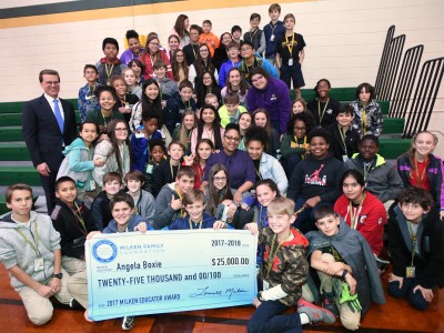 Lafayette 2017 Angela Boxie Lowell Milken students