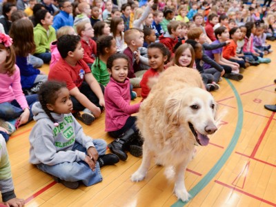 Laurie Davies Pine Tree Elementary dog