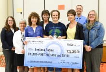 LeeAnna Rabine with Milken veterans and Melody Schopp