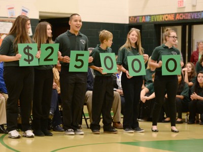 Liberty Point students spell 25000