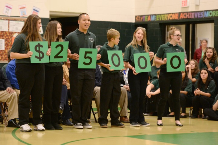 Liberty Point students spell 25000