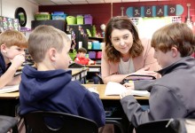 Lindsey Parker teaches students