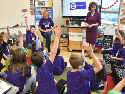 Lisa Richard Jane Foley Pioneer classroom