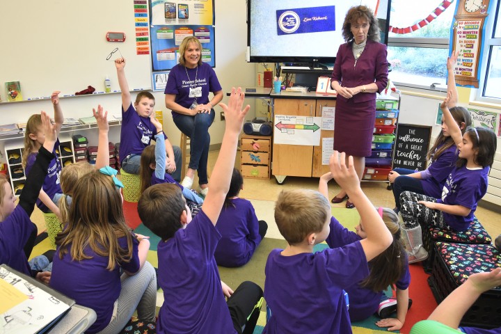 Lisa Richard Jane Foley Pioneer classroom