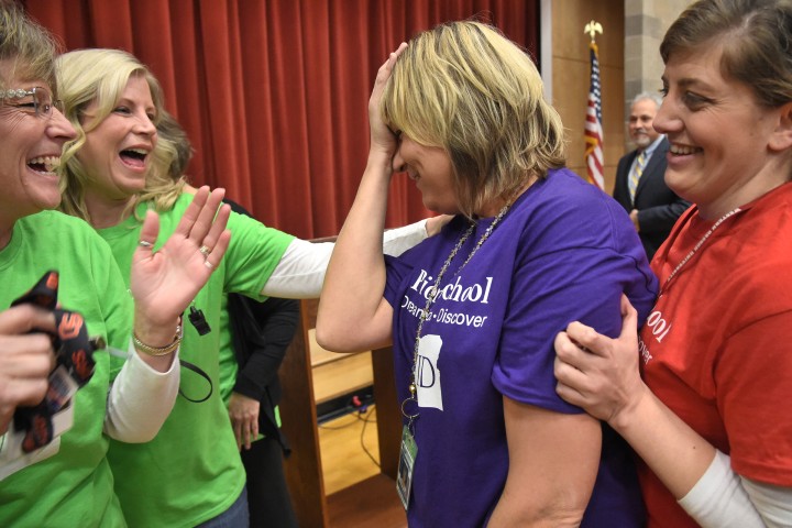 Lisa Richard in shock with colleagues