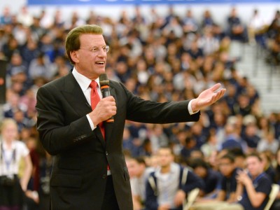 Lowell Milken Addresses Students at Kimberly Moreno Milken Award Ceremony