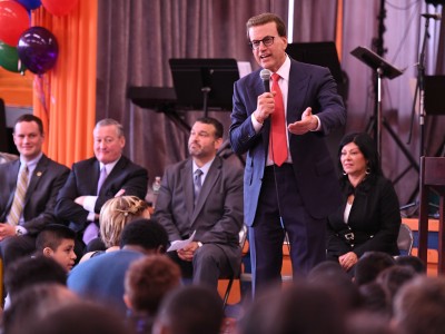 Lowell Milken Andrew Jackson with dignitaries