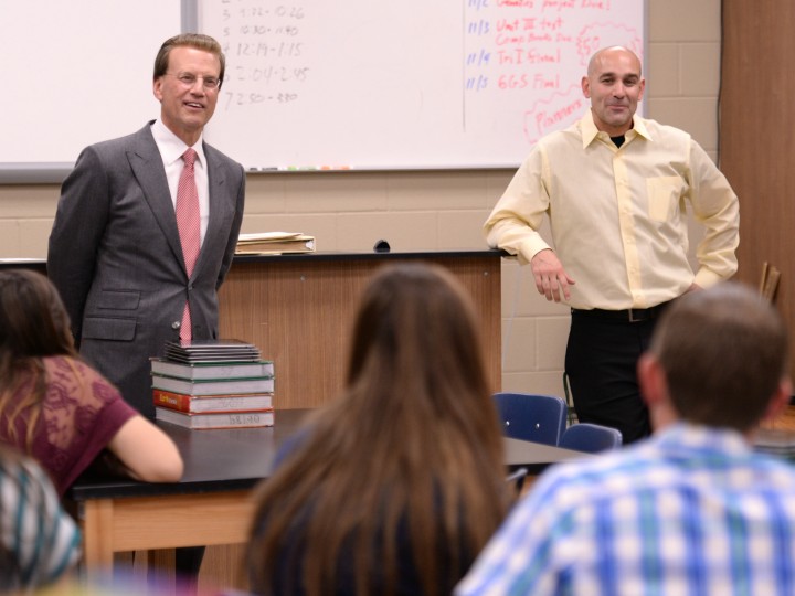 Lowell Milken Ryan Moore classroom