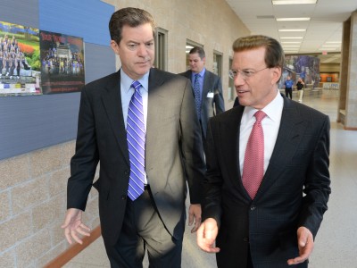 Lowell Milken and Governor Brownback