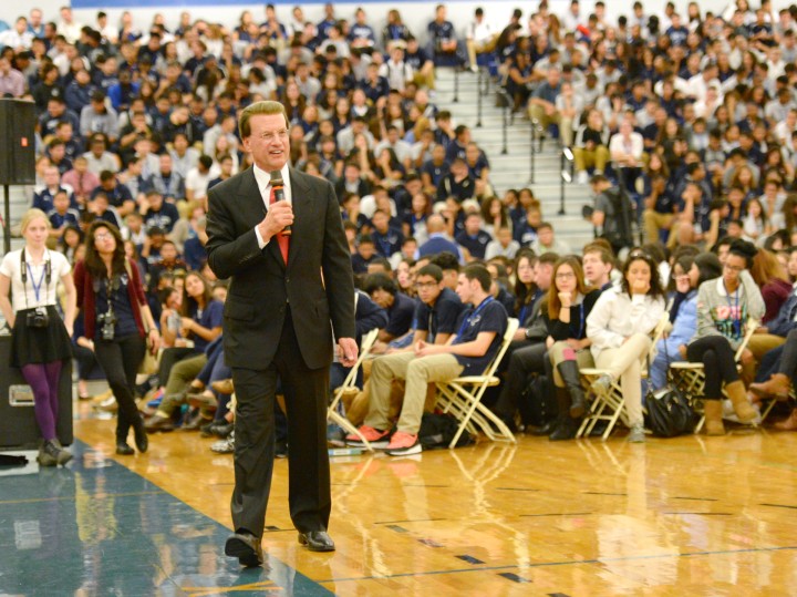 Lowell Milken at Kimberly Moreno Milken Award Ceremony