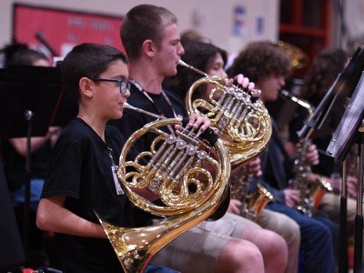 MMS band playing