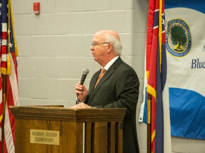 Madison County Superintendent Ronnie McGehee