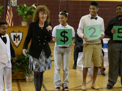 Magnolia Middle School students spell 25000