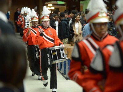 Mark Miazga BCCHS marching band