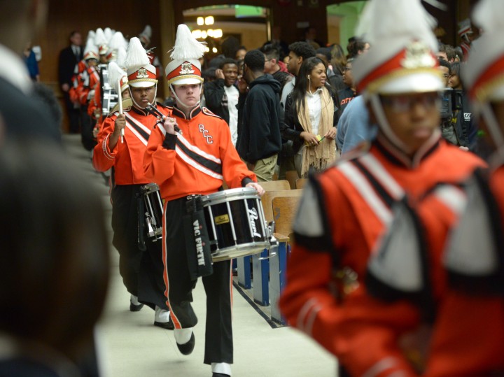 Mark Miazga BCCHS marching band