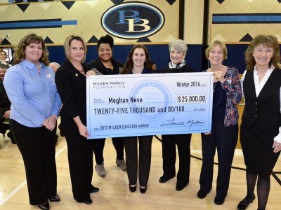 Meghan Nese group with check