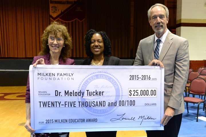 Melody Tucker check