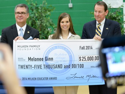 Melonee Ginn with Gary Stark and Mick Zais