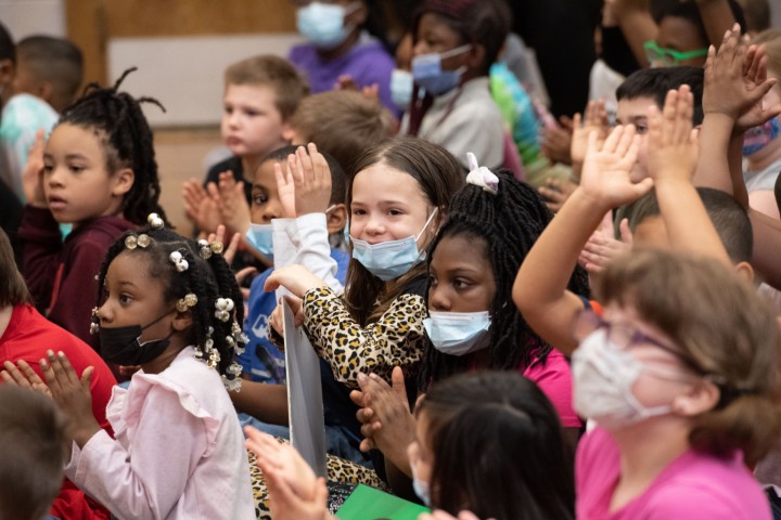 Merrill Park students excited