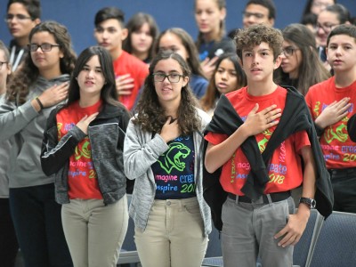 Miami 2017 pledge of allegiance