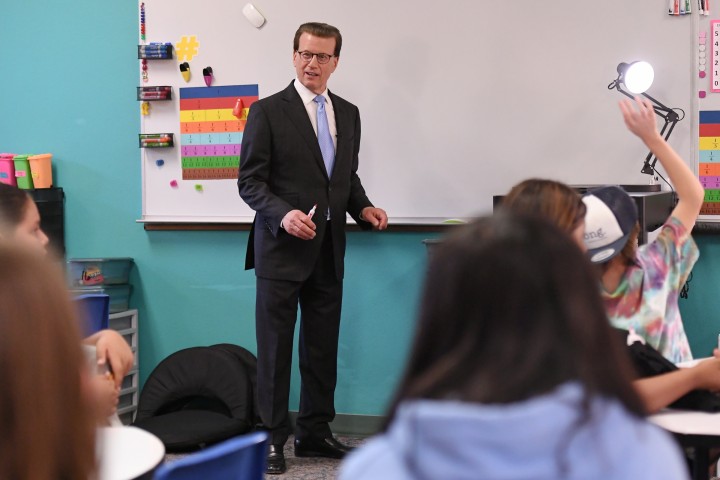 Needham Lowell Milken classroom