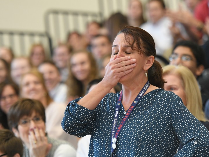 Newark Charter 2017 Tami Lunsford moment of shock