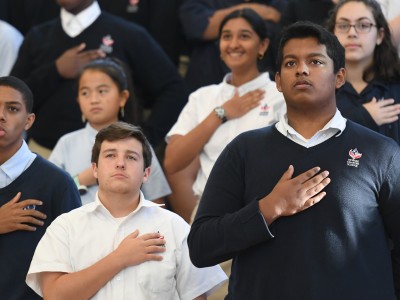 Newark Charter 2017 pledge of allegiance