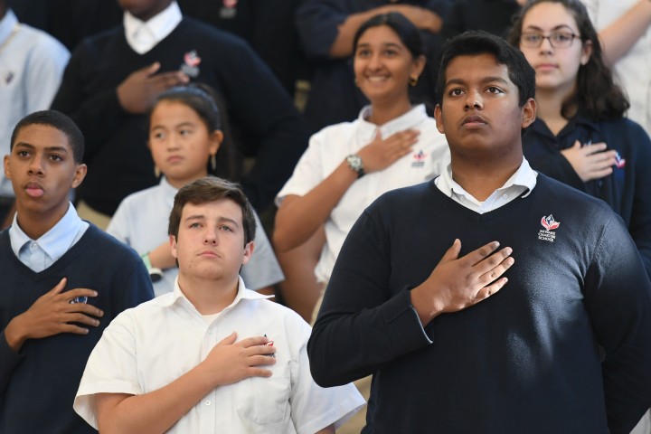 Newark Charter 2017 pledge of allegiance