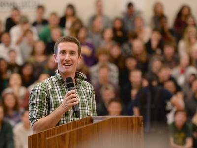 Nick Williams addresses San Marin HS