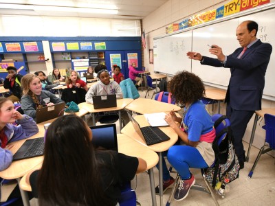 North Little Rock 2017 Mike Milken students math classroom