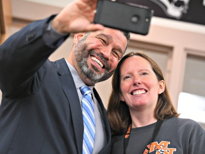 PA 2019 Pedro Rivera Elizabeth Landes selfie