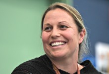 Pasadena 2018 Nichole Anderson reaction smiling