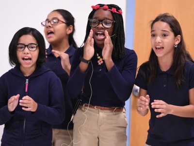 Paul Cuffee students excited