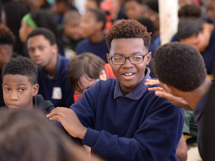 Port Allen students wait patiently