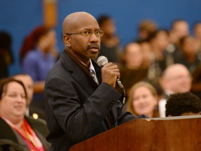 Randolph High School headmaster Michael Allen