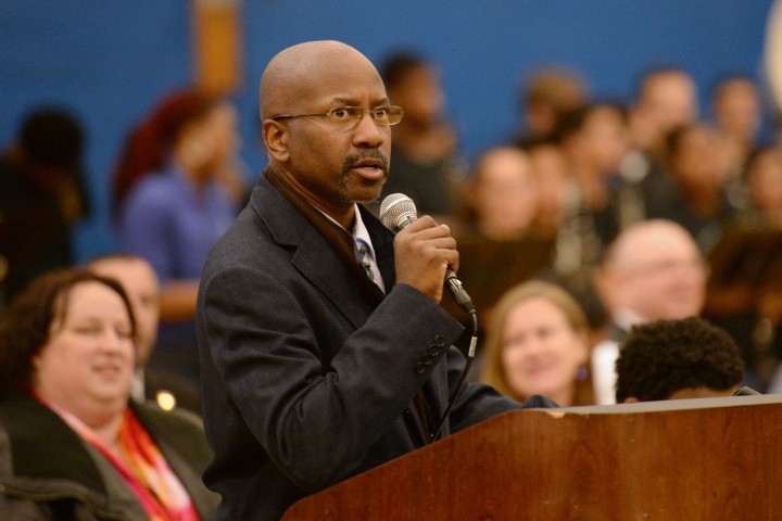 Randolph High School headmaster Michael Allen