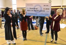 Rhonda Burrage sees check