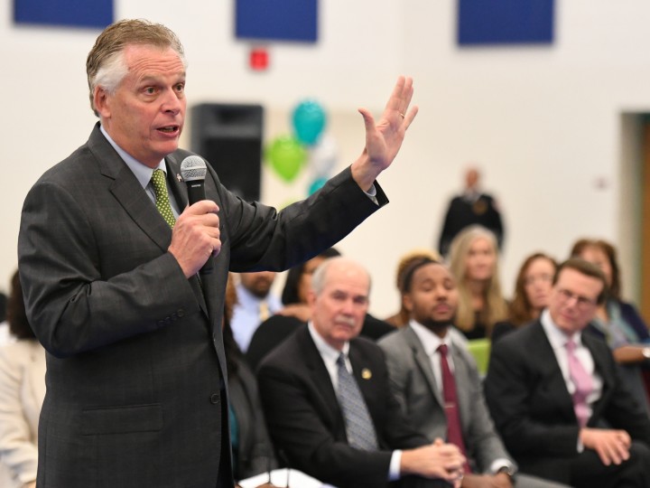 Richmond 2017 Terry McAuliffe addresses assembly