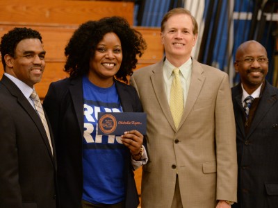 Ryan with dignitaries