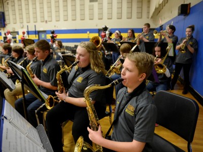 Saco Middle School band