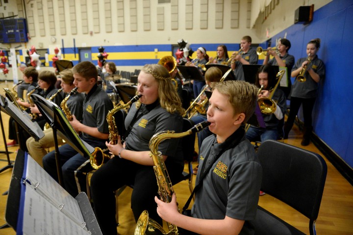 Saco Middle School band