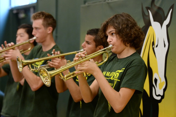 San Marin HS band