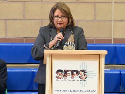 Santa Fe superintendent Veronia Garcia